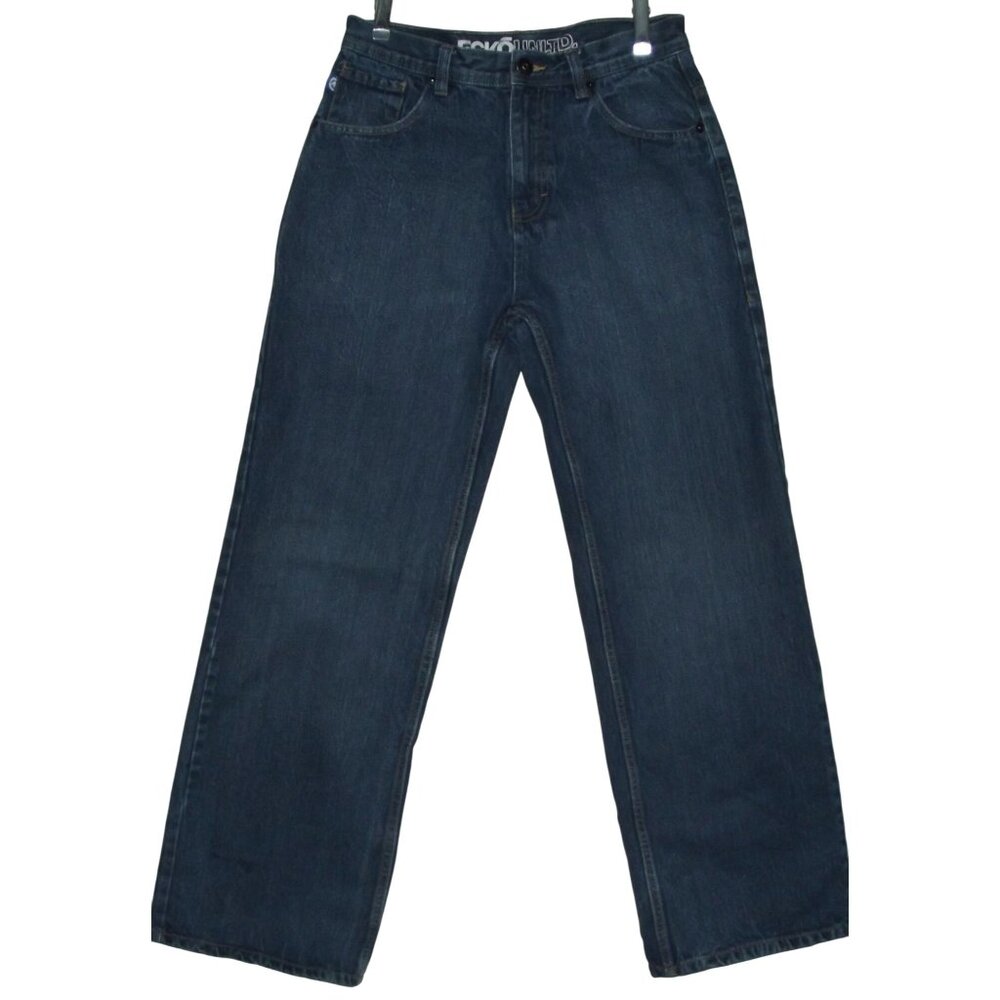 ECKO UNLTD Jeans Boys 18 x 30" blue straight wide leg